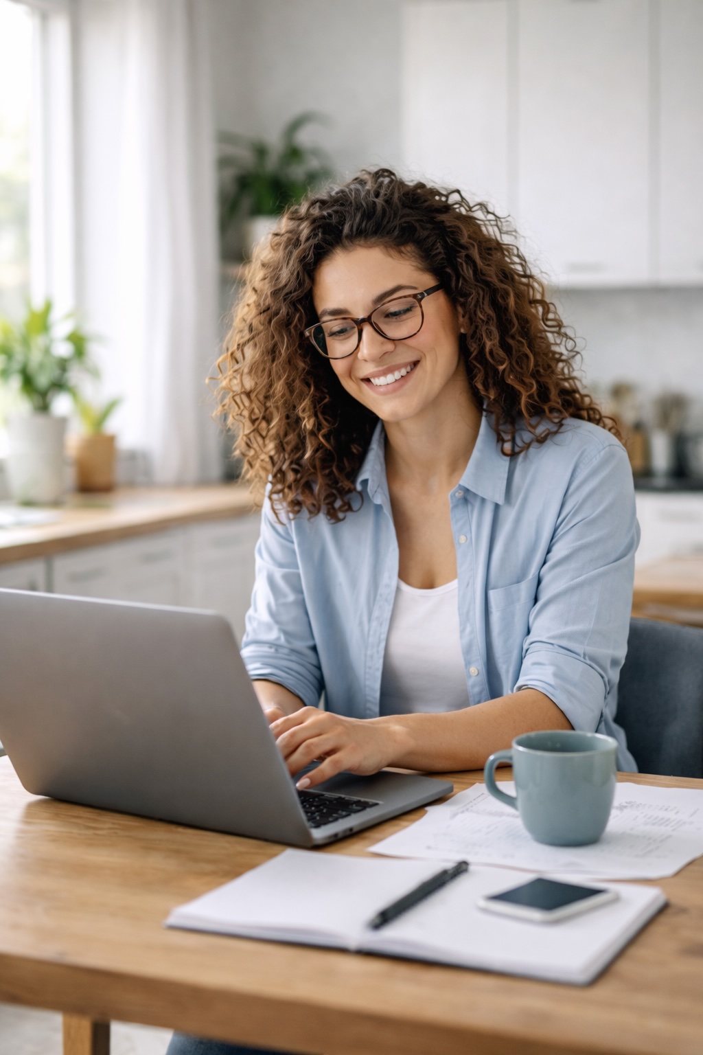 Business owner using One Click Accounting